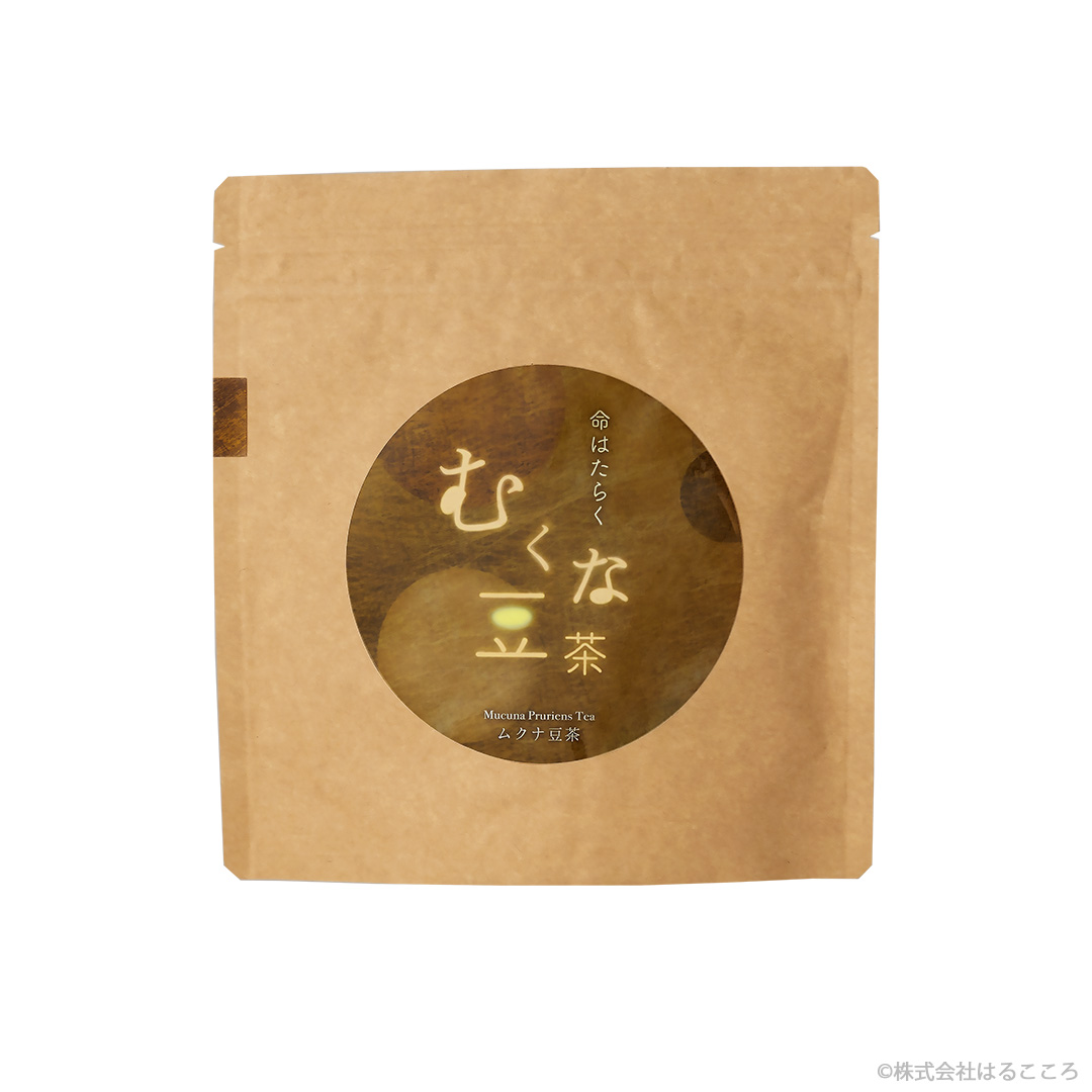むくな豆茶50g［ロースト状］（無農薬／有機栽培）《熊本県産》